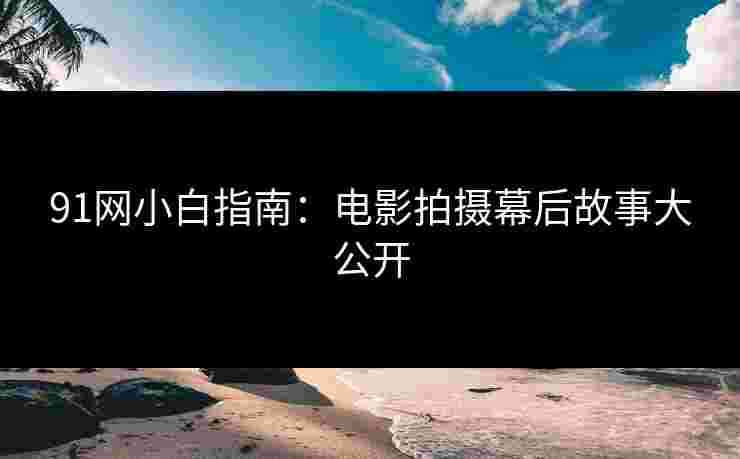 91网小白指南：电影拍摄幕后故事大公开